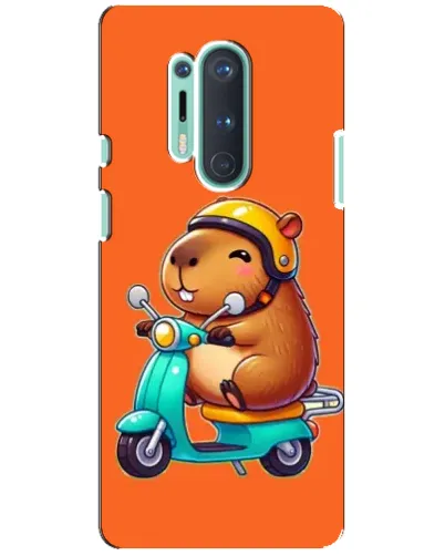 Чехол для OnePlus 8 Pro с картинкой «Капибара на скутере» Чехол для OnePlus 8 Pro с картинкой «Капибара на скутере»