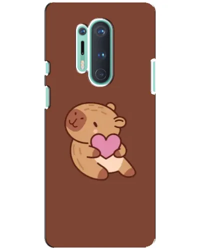 Чехол для OnePlus 8 Pro с картинкой «Капибара с сердцем» Чехол для OnePlus 8 Pro с картинкой «Капибара с сердцем»