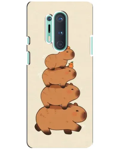 Чехол для OnePlus 8 Pro с картинкой «Башня из капибар» Чехол для OnePlus 8 Pro с картинкой «Башня из капибар»