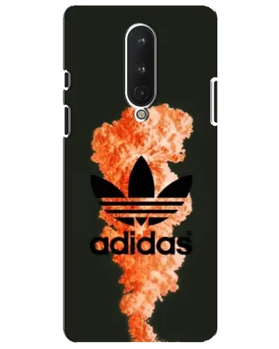 Чохол для OnePlus 8 з картинкою «Помаранчевий дим Adidas»