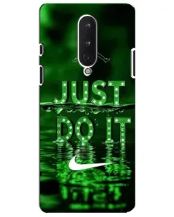 Чохол для OnePlus 8 з картинкою «Зелений неоновий Nike»
