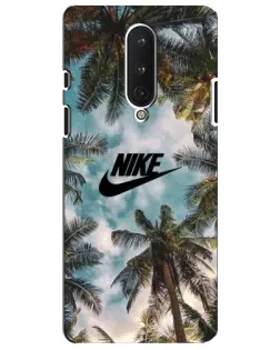 Чохол для OnePlus 8 з картинкою «Тропічний принт Nike»