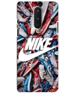 Чохол для OnePlus 8 з картинкою «Колаж кросівок Найк»