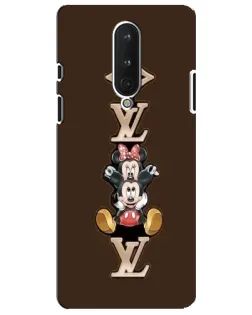Чохол для OnePlus 8 з картинкою «LV та Міккі Маус»