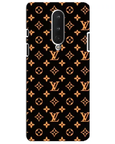 Чохол для OnePlus 8 з картинкою «Золота монограма LV»