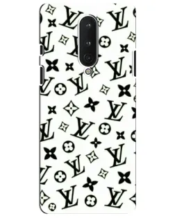 Чохол для OnePlus 8 з картинкою «Монохромний хаос LV»