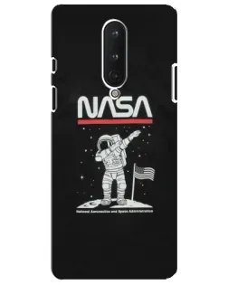 Чохол для OnePlus 8 з картинкою «NASA — крокуємо по Місяцю» Чохол для OnePlus 8 з картинкою «NASA — крокуємо по Місяцю»