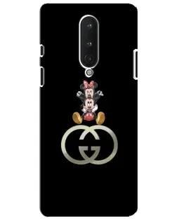 Чохол для OnePlus 8 з картинкою «Мінні Маус на лого»