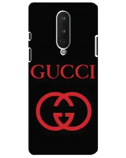 Чохол для OnePlus 8 з картинкою «Gucci — червоний логотип»