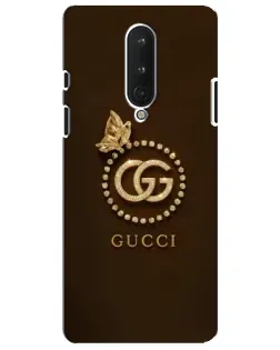 Чохол для OnePlus 8 з картинкою «Gucci — золотий метелик»