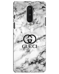Чохол для OnePlus 8 з картинкою «Gucci — мармуровий шик»