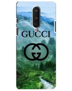 Чохол для OnePlus 8 з картинкою «Gucci — гірський пейзаж»