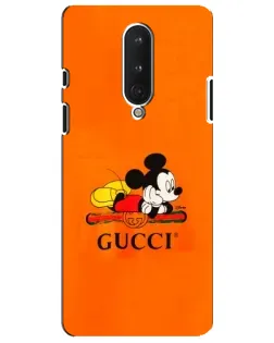 Чохол для OnePlus 8 з картинкою «Міккі Маус Gucci — помаранч»