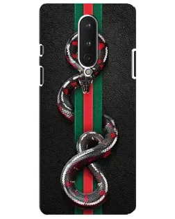 Чохол для OnePlus 8 з картинкою «Gucci — змія на смузі»