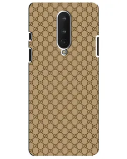 Чохол для OnePlus 8 з картинкою «Gucci — класичний беж»