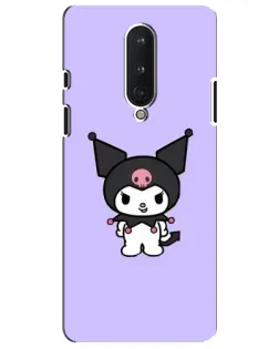 Чохол для OnePlus 8 з картинкою «Kuromi — ніжний фіолетовий»