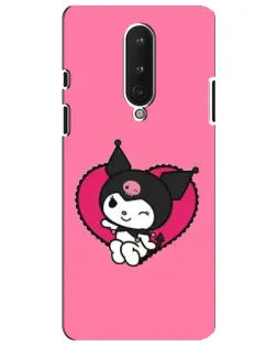 Чохол для OnePlus 8 з картинкою «Kuromi — любов у серці»