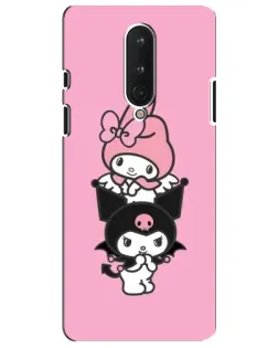 Чохол для OnePlus 8 з картинкою «My Melody та Kuromi»