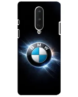 Чехол для OnePlus 8 с картинкой «BMW — неоновое сияние»