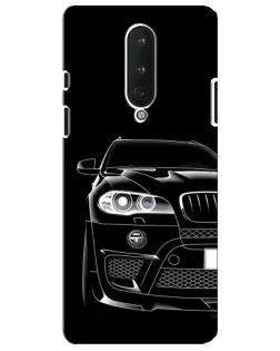 Чехол для OnePlus 8 с картинкой «Темный силуэт BMW»