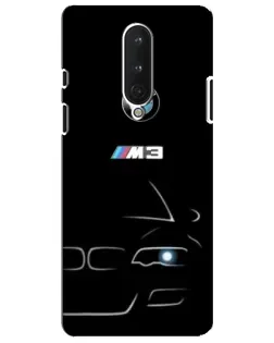 Чехол для OnePlus 8 с картинкой «Минималистичный принт BMW M3»