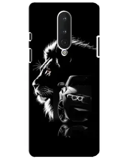 Чехол для OnePlus 8 с картинкой «BMW и лев»