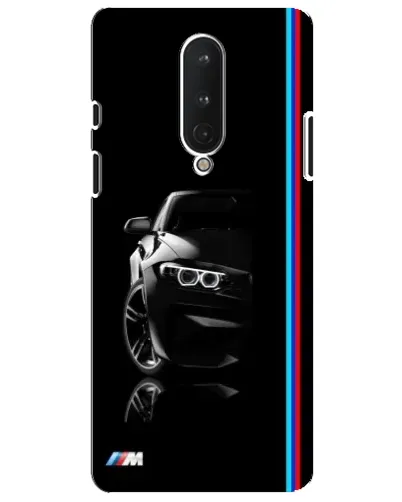 Чохол для OnePlus 8 з картинкою «Силует BMW в темряві»