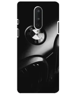 Чехол для OnePlus 8 с картинкой «Эмблема BMW — макро»
