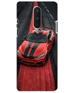Чехол для OnePlus 8 с картинкой «BMW на красной дорожке»