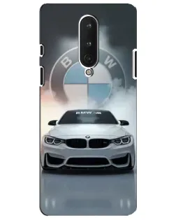 Чехол для OnePlus 8 с картинкой «BMW в белом дыму»