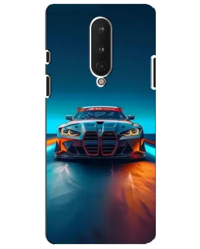 Чехол для OnePlus 8 с картинкой «BMW — огни неона» Чехол для OnePlus 8 с картинкой «BMW — огни неона»