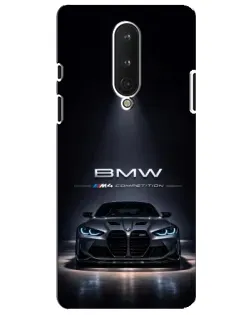 Чехол для OnePlus 8 с картинкой «BMW сквозь ночной город»