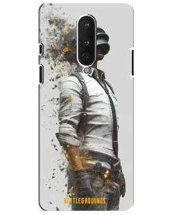 Чохол для OnePlus 8 з картинкою «PUBG — боєць у пилу»