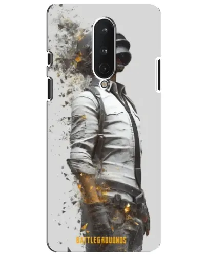 Чохол для OnePlus 8 з картинкою «PUBG — боєць у пилу»