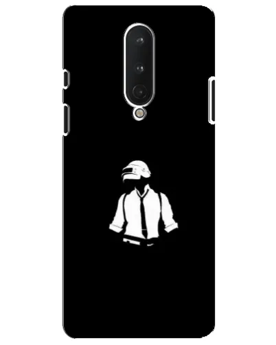 Чохол для OnePlus 8 з картинкою «PUBG — білий шолом»