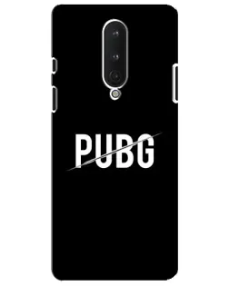 Чохол для OnePlus 8 з картинкою «PUBG — білий логотип»