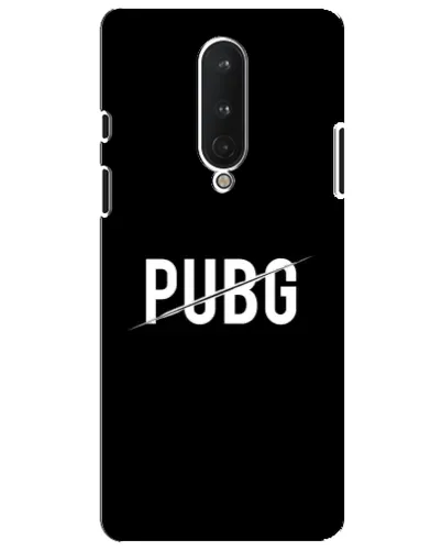 Чохол для OnePlus 8 з картинкою «PUBG — білий логотип»