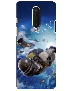 Чохол для OnePlus 8 з картинкою «Десант PUBG — стрибок»