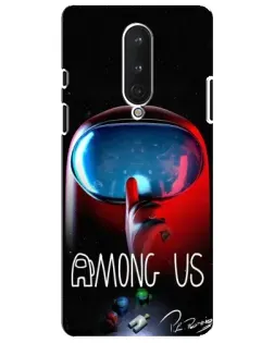 Чохол для OnePlus 8 з картинкою «Червоний імпостер — макро» Чохол для OnePlus 8 з картинкою «Червоний імпостер — макро»