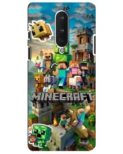 Чохол для OnePlus 8 з картинкою «Замок Minecraft»