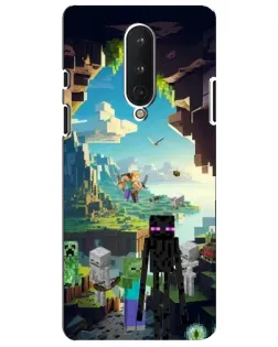 Чохол для OnePlus 8 з картинкою «Ендермен у лісі»