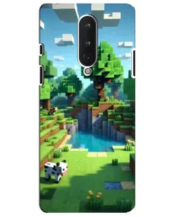 Чохол для OnePlus 8 з картинкою «Minecraft літній день»
