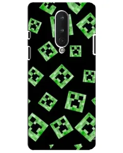 Чохол для OnePlus 8 з картинкою «Паттерн з кріперами»