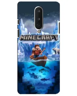 Чохол для OnePlus 8 з картинкою «Minecraft льодянийсвіт»