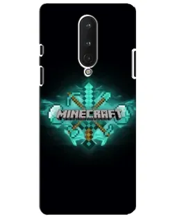 Чохол для OnePlus 8 з картинкою «Minecraft Diamond лого»