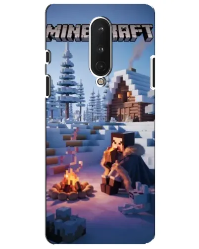 Чохол для OnePlus 8 з картинкою «Зимовий Minecraft» Чохол для OnePlus 8 з картинкою «Зимовий Minecraft»