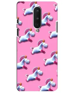 Чехол для OnePlus 8 с картинкой «Единороги на розовом» Чехол для OnePlus 8 с картинкой «Единороги на розовом»
