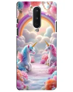 Чехол для OnePlus 8 с картинкой «Радуга и единороги» Чехол для OnePlus 8 с картинкой «Радуга и единороги»