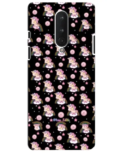 Чехол для OnePlus 8 с картинкой «Magic Unicorn паттерн»