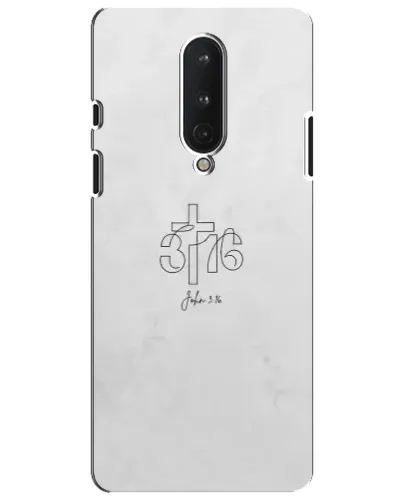 Чохол для OnePlus 8 з картинкою «Івана 3:16 Хрест» Чохол для OnePlus 8 з картинкою «Івана 3:16 Хрест»